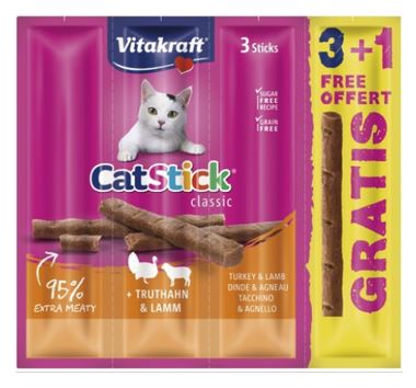 VITAKRAFT Poslastica za mačke StickMini s ćuretinom i jagnjetinom