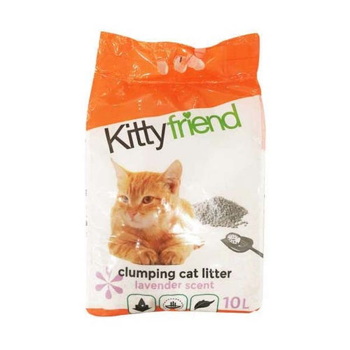 KITTYFRIEND Clumping grudvajuci mineralni posip za macke, bez mirisa, 5L