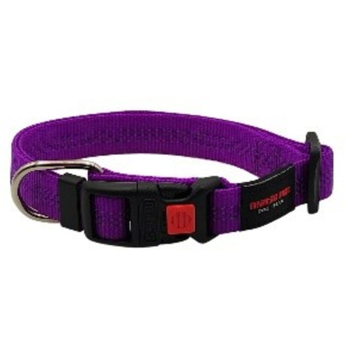 MATIS Ogrlica za pse sa plasticnom kopcom Klik CityStyle Ljubicasta 1,5cm