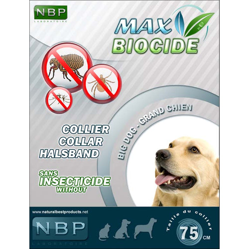 MAX BIOCIDE Ogrlica za pse biljna antiparazitska