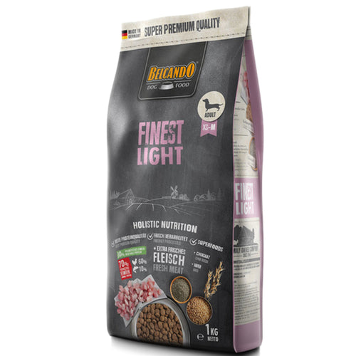 BELCANDO Finest Light, XSmall/Medium Breeds, bez zitarica, 1kg