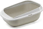 OUTLET MODERNA WC za mačke Comfy Step otvoreni Sivi 57,4x42,7x25,5cm