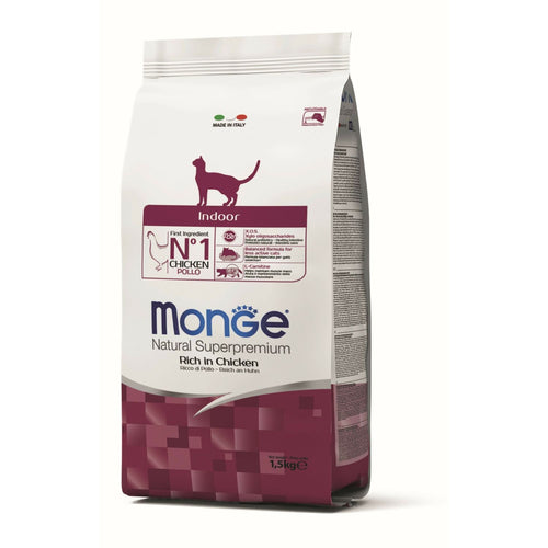 MONGE Hrana za macke  Cat Indoor 1,5kg