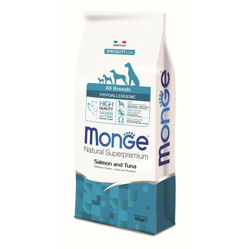 MONGE Hypoallergenic Losos I tunjevina za sve rase  Adult, 12kg