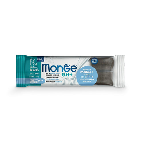 Monge Meat bars Puppy and Junior poslastica za stence svinjetina sa mlekom 40gr