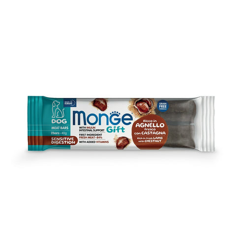 Monge Meat bars Sensitive digestion poslastica za pse jagnjetina sa kestenom 40g