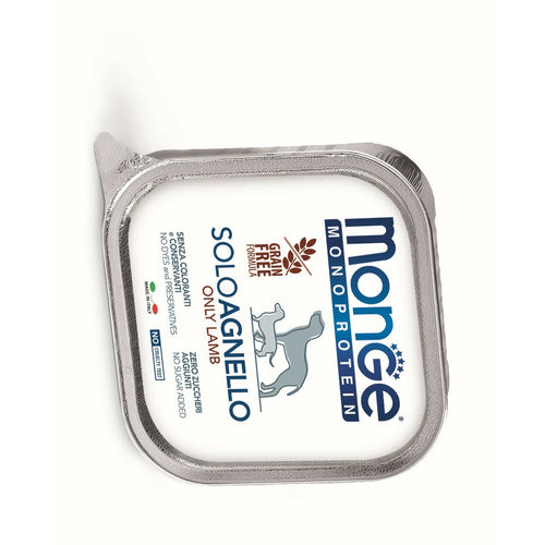 MONGE Solo Pasteta za pse, Jagnjetina, 150g