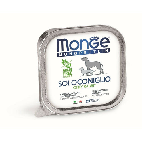MONGE Solo Pasteta za pse, Zecetina, 150g