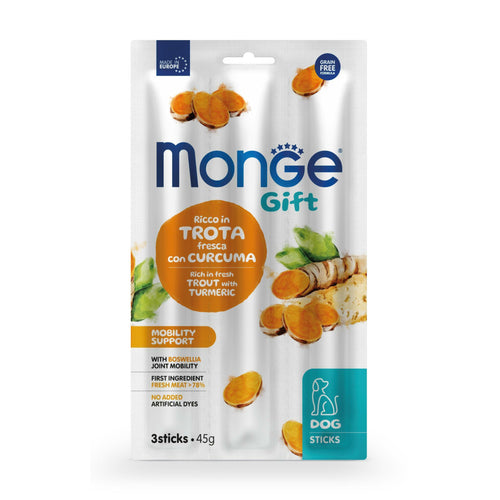 Monge Sticks Mobility support poslastica za pse pastrmka sa bosvelijom 45gr