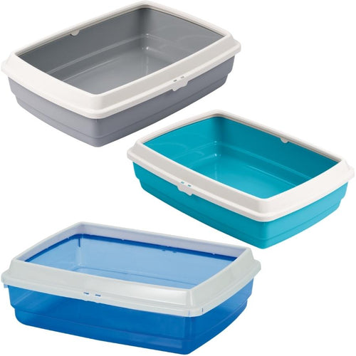 MPS WC za macke WCat otvoreni s rubom 53x38x12,5cm, raznih boja