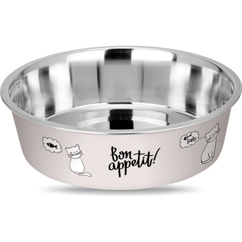 Mr. PET Bonney Cinija BoneAppetit, od nerđajuceg celika, Siva