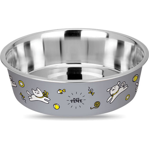 Mr. PET Bonney Cinija PlayTime, od nerđajuceg celika, Siva