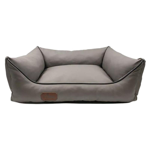 Mr. PET Krevet za pse Soft, eko koza, Svetlo Sivi