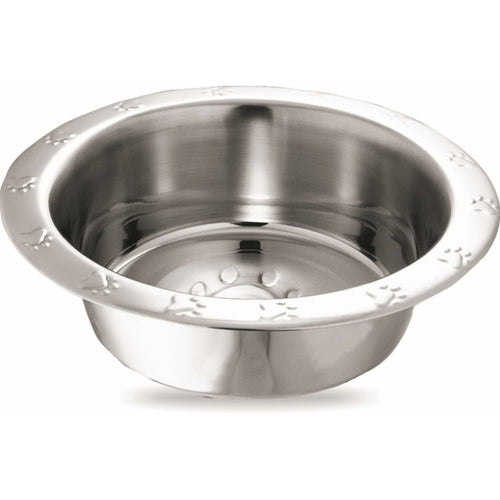 Mr. PET Wide Standard Cinija sa sapicama EmbossedPaw, metalna