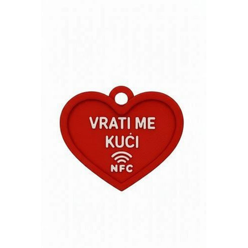 NFC SafeTag Vrati me kuci Srce, veliko, Hitna paznja