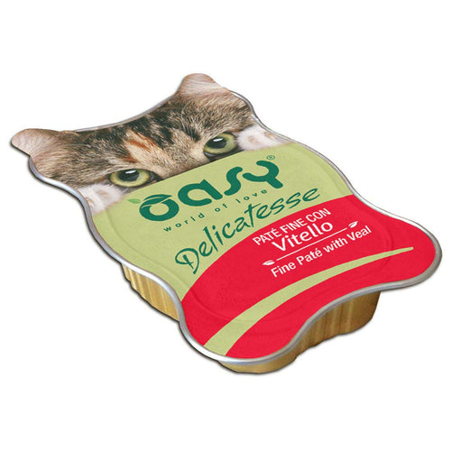 OASY Delicatesse Pasteta za macke s Teletinom, 85g