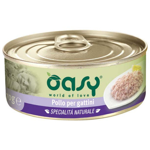 OASY Konzerva za macice KITTEN Fileti piletine u sosu, 70g