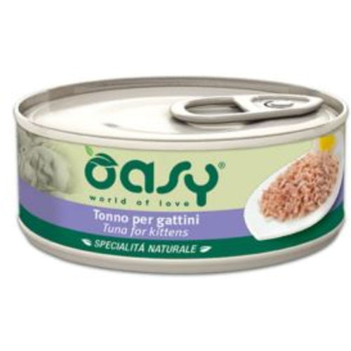 OASY Konzerva za macice KITTEN Fileti tune u sosu, 70g