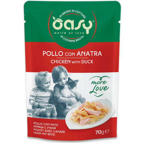OASY More Love Kesica za macke Fileti piletine s pacetinom, 70g