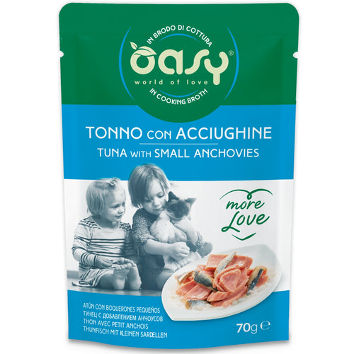 OASY More Love Kesica za macke Fileti tune s incunima, 70g