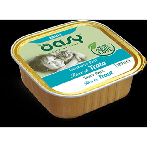 OASY Tasty Pate Pasteta za macke s Pastrmkom, 100g