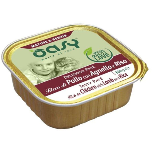 OASY Tasty Pate Pasteta za macke Senior s piletinom i jagnjetinom, 100g