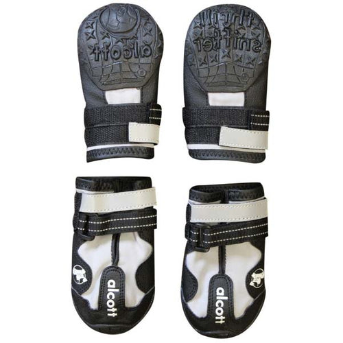 OUTLET ALCOTT Cizmice za pse Adventure, Crne 4 kom