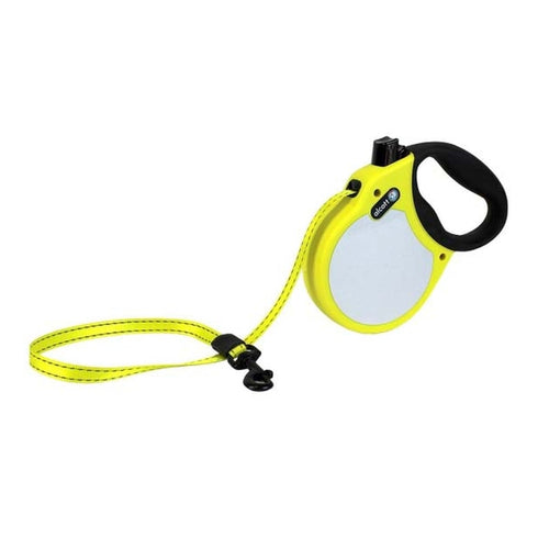 OUTLET ALCOTT Povodac za pse na regulaciju Visibility, traka, Neon zuti