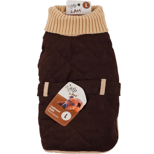 OUTLET ALL4PAWS Kaputic za pse Turtleneck, s kragnom, Braon