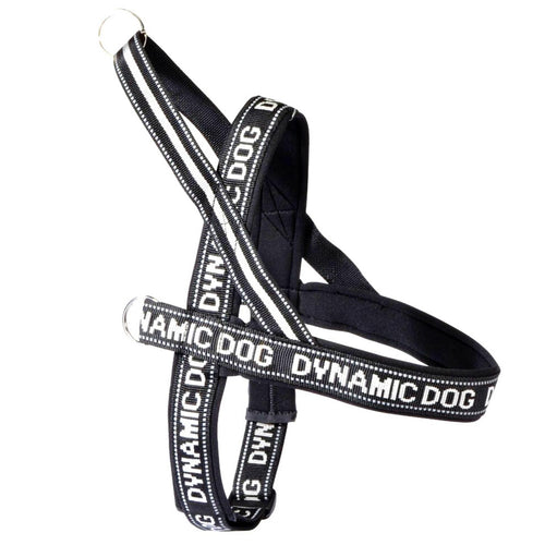 OUTLET CAMON Am za pse za vucu od neoprena, postavljen Dynamic Reflex Crni