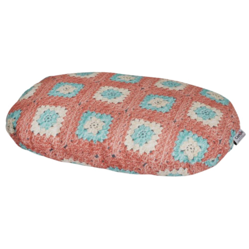 OUTLET CAMON Dusek za kucne ljubimce Crochet ovalni, Crveni, 70cm