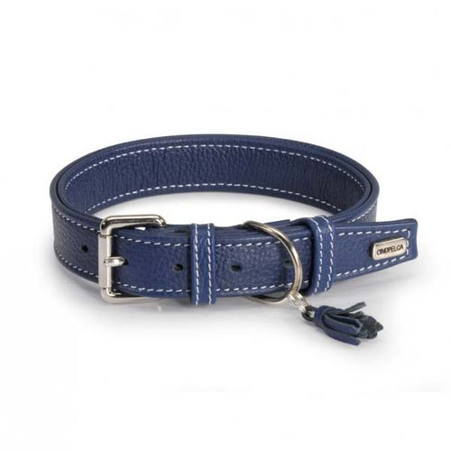 OUTLET CAMON Ogrlica za pse dvostruka koza sa kicankom Crvena 20x450mm