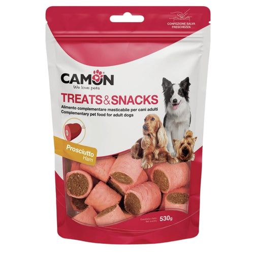 OUTLET CAMON Poslastica za pse Rollos, sa svinjetinom, 530g