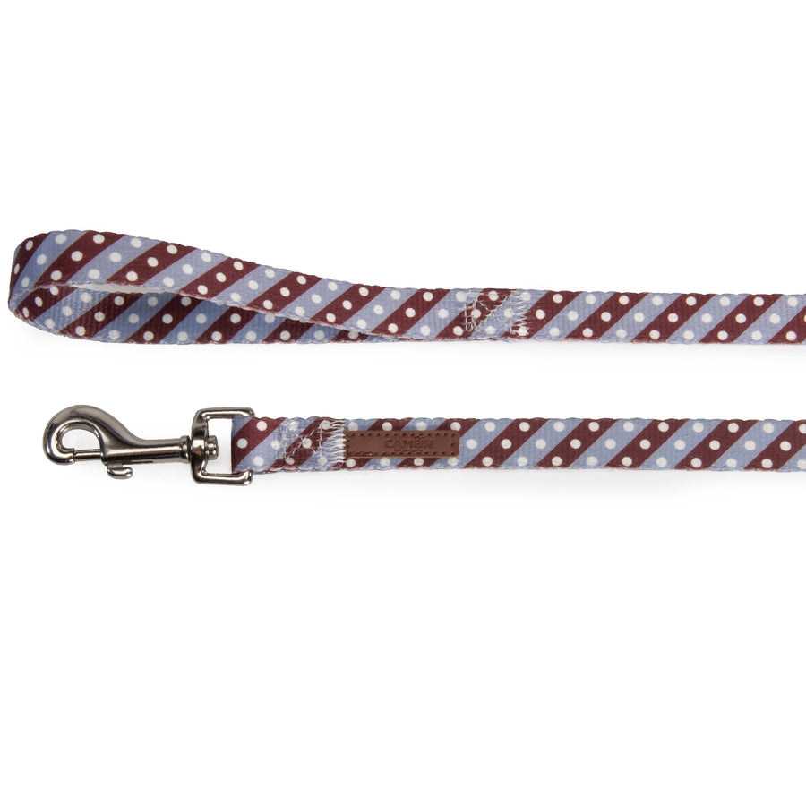 OUTLET CAMON Povodac za pse Twill Dot, Ljubicasti, 10x1200mm
