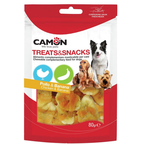 OUTLET CAMON Treats&Snacks Poslastica za pse Piletina i Banana 80g