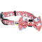 OUTLET CROCI Ogrlica za pse Ajkulice, sa mašnicom, M, 2x32-50cm