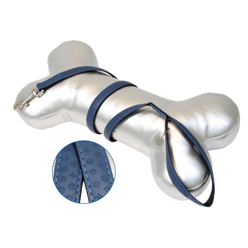 OUTLET CROCI Povodac za pse MyLord, od eko koze Mornarsko Plava, 120cmx20mm