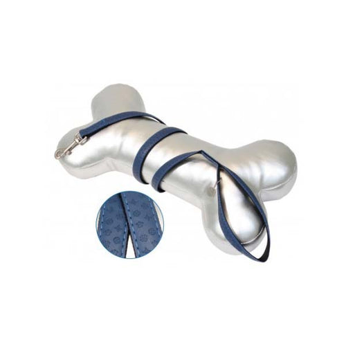 OUTLET CROCI Povodac za pse MyLord, od eko koze Mornarsko Plava, 120cmx25mm