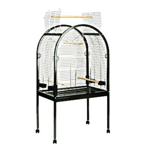 OUTLET DUVO+ Kavez za papagaje Perla, Crna, 90x55x155cm