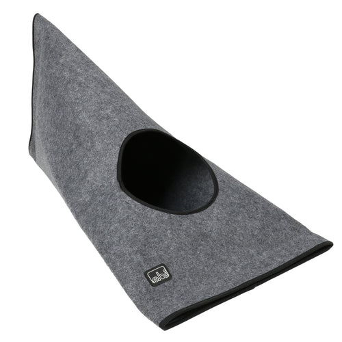 OUTLET DUVO+ Kucica i tunel za macke Duke, Antracit, 80x38x38cm