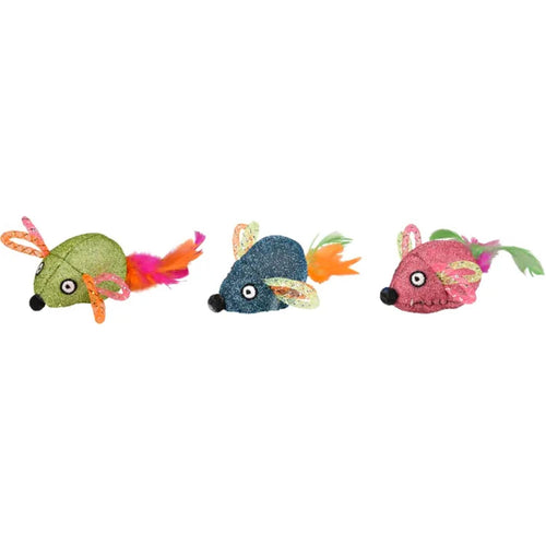 OUTLET FLAMINGO Igracka za macke Mis Blix, 15cm, raznih boja