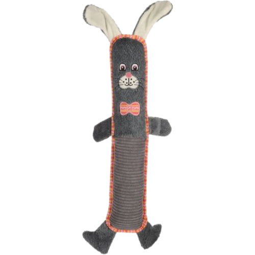 OUTLET FLAMINGO Igracka za pse Zec duguljasti, Sivi, 50cm