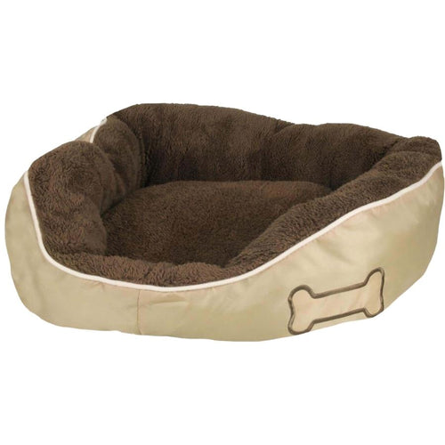 OUTLET FLAMINGO Krevet Chipz cetvorougaoni, braon ,Small 73x70x20cm