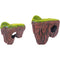 OUTLET FLAMINGO Ukras za akvarijum plutajući Stena Krag, Braon, M, 17,5x11x18cm