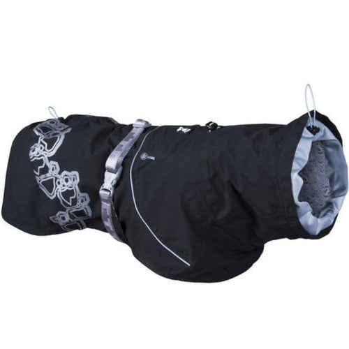 OUTLET HURTTA Kabanica za pse Drizzle, Houndtex, Crna