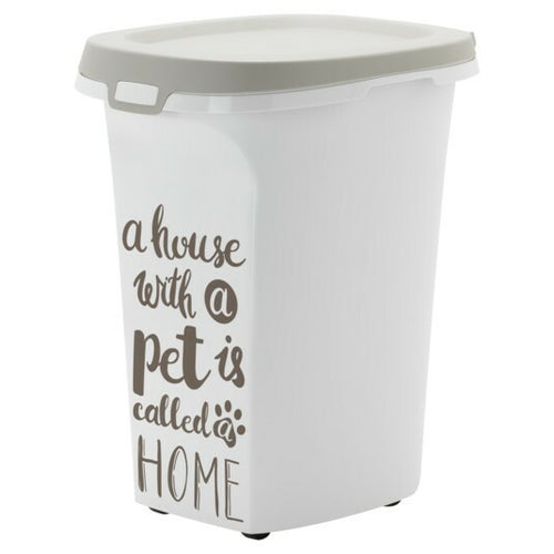 OUTLET MODERNA Kanta za hranu Trendy Story Pet Wisdom, Siva 20L (9,5kg)