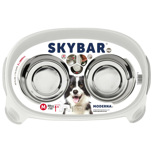 OUTLET MODERNA Stalak plasticni sa cinijama Skybar, Medium, Beli