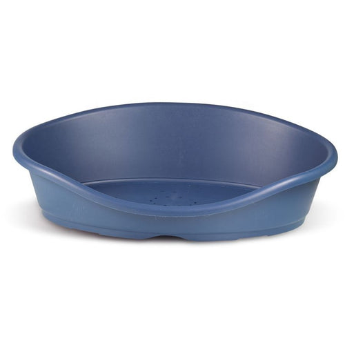 OUTLET MPS Lezaj za pse Toffee, ovalni plasticni, Plavi