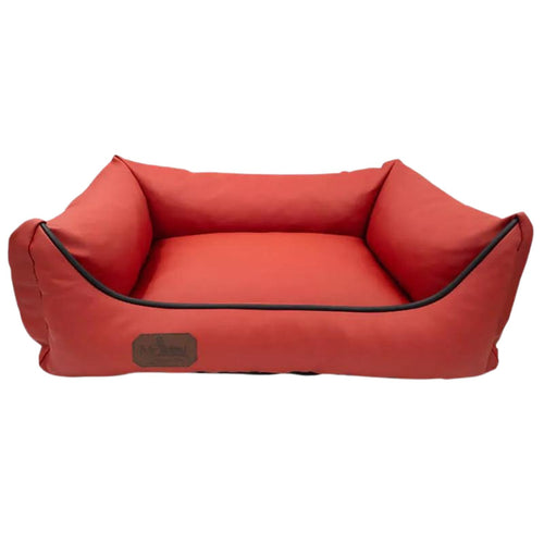 OUTLET Mr. PET Krevet za pse Soft, eko koza, Crveni, 70x55cm