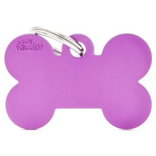 OUTLET MYFAMILY Basic Plocica za graviranje, Kost, aluminijum, ljubicasta